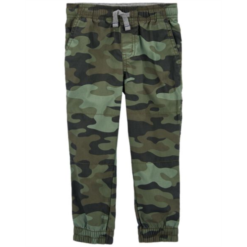 Carters Green Baby Camo Everyday Pull-On Pants