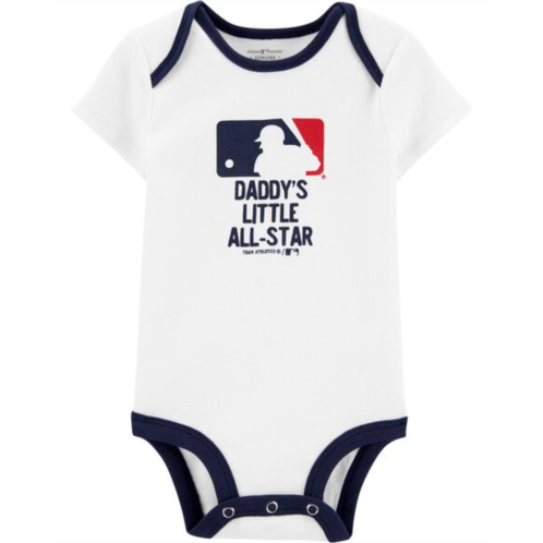 Carters White Baby MLB Baseball Bodysuit