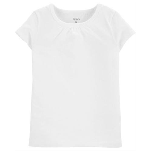 Carters White Baby Cotton Tee