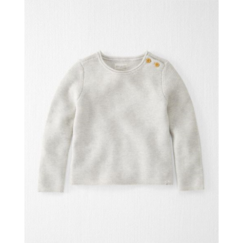 Carters Oatmeal Toddler Organic Cotton Knit Sweater
