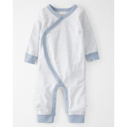 Carters Blue Baby Organic Cotton Sleep & Play Pajamas