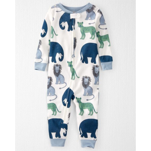 Carters Wildlife Toddler Organic Cotton 1-Piece Pajamas