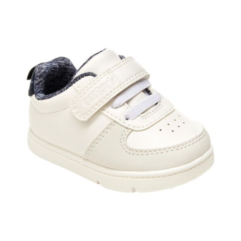 Carters White Baby Every Step Sneakers