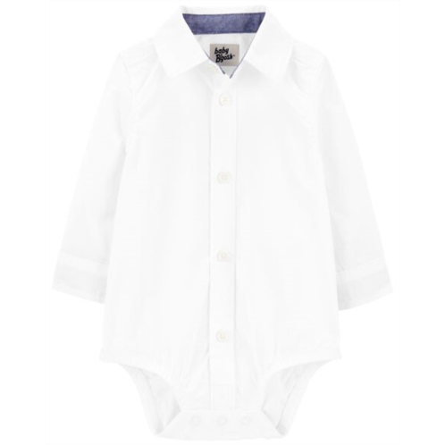 Carters White Baby The Classic Button-Front Bodysuit