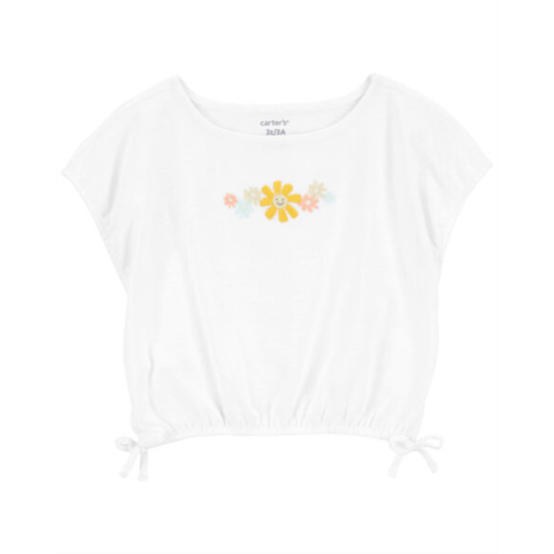 Carters White Baby Sunflower Top