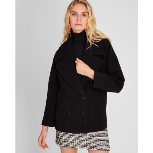 Clubmonaco Short Double-Breasted Relaxed Coat