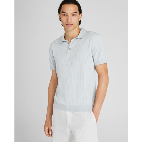 Clubmonaco Short-Sleeve Stitch Polo