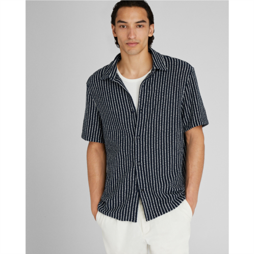 Clubmonaco Short-Sleeve Lino Weave Shirt