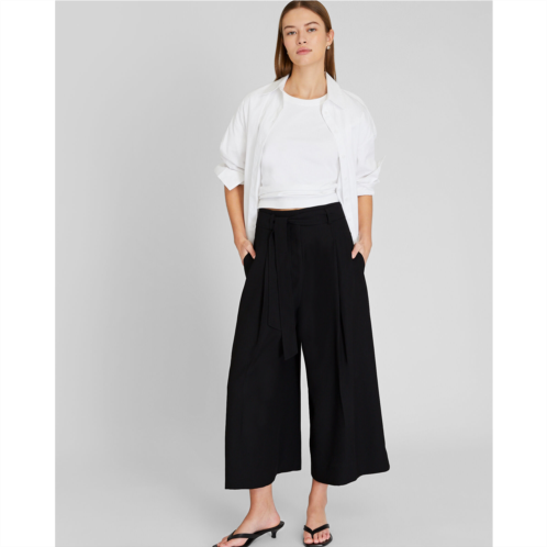 Clubmonaco Crepe Tie Waist Culotte