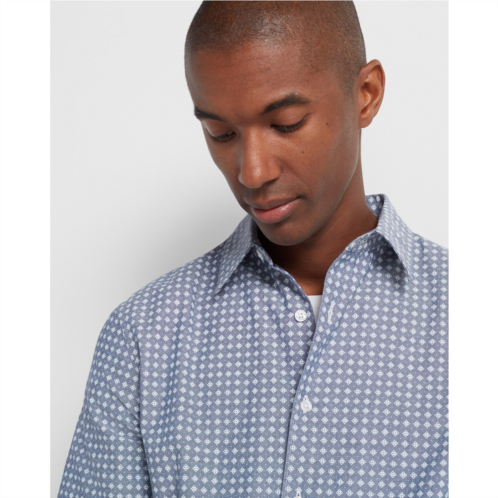 Clubmonaco Short Sleeve Chambray Foulard