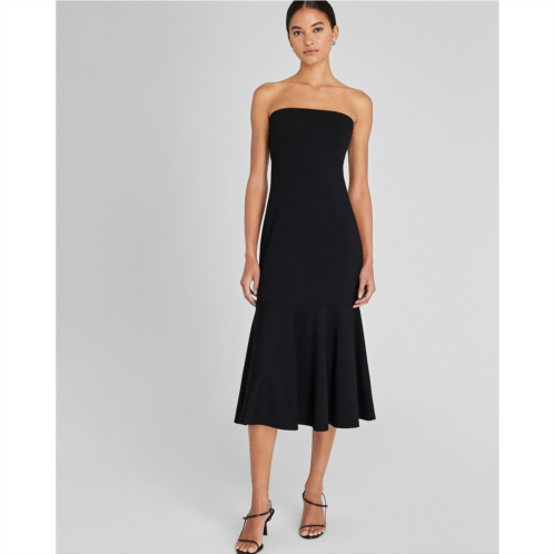 Clubmonaco Fluted Strapless Knit Dress