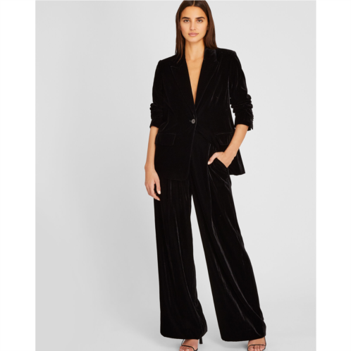 Clubmonaco High Rise Velvet Trouser