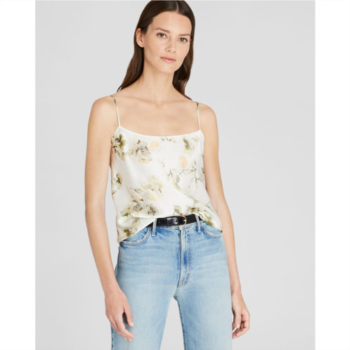 Clubmonaco Floral Silk Charmeuse Cami