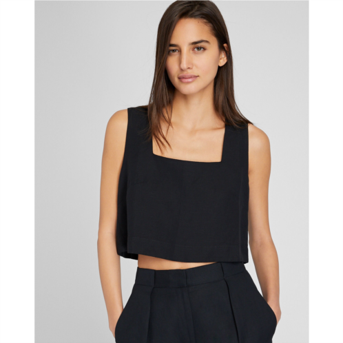 Clubmonaco Linen Blend Shell Top