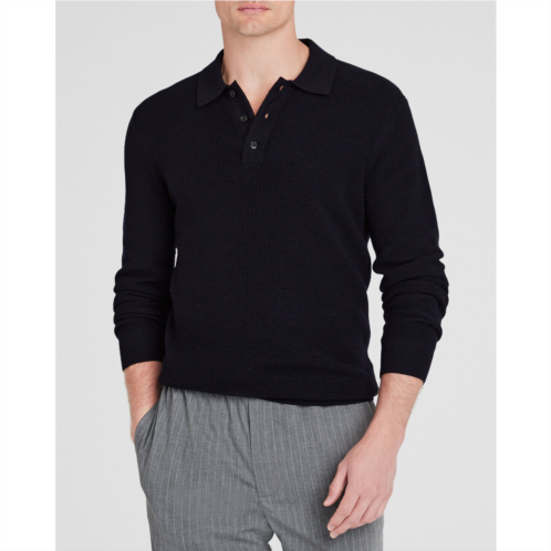 Clubmonaco Refined Textured Wool Polo