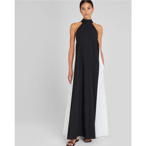 Clubmonaco Two-Tone Halter Dress