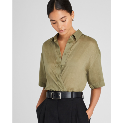 Clubmonaco Ramie Button-Down Shirt