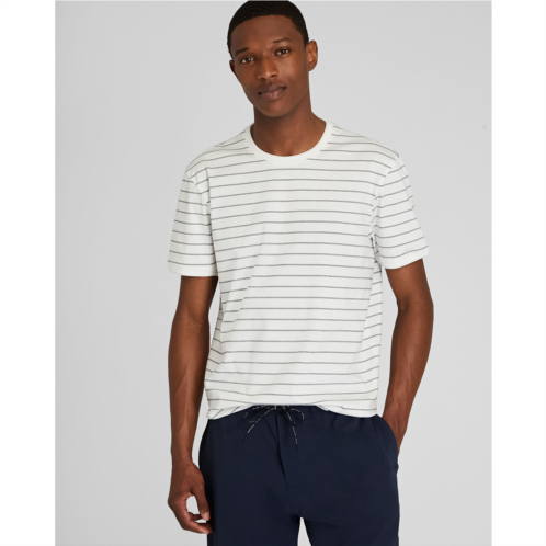 Clubmonaco Short Sleeve Refined Stripe Shirt