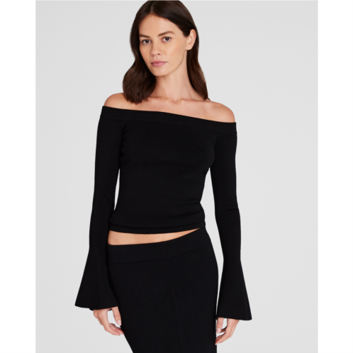 Clubmonaco Off-The-Shoulder Rib Top