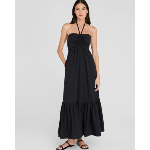 Clubmonaco Cotton Halter Maxi Dress