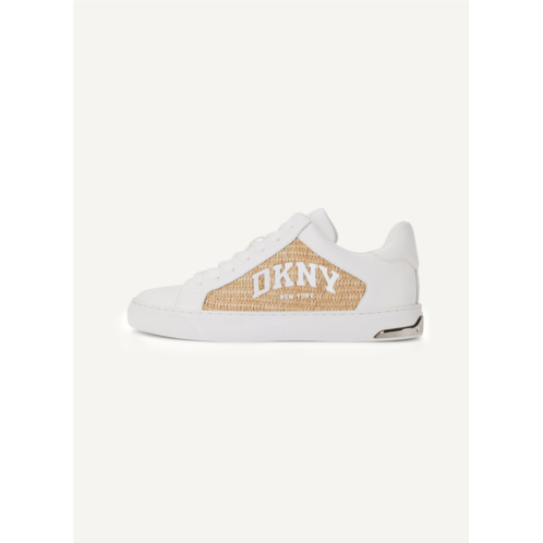 DKNY ABENI RAFFIA LACE UP SNEAKER