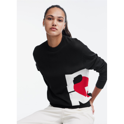 DKNY SWEATER WITH SIDE LOGO