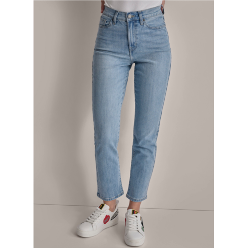 DKNY HIGH RISE SLIM STRAIGHT JEAN