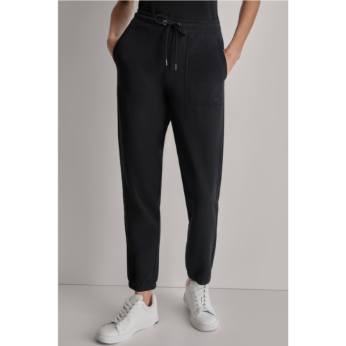 DKNY SMOCKED WAISTBAND JOGGER