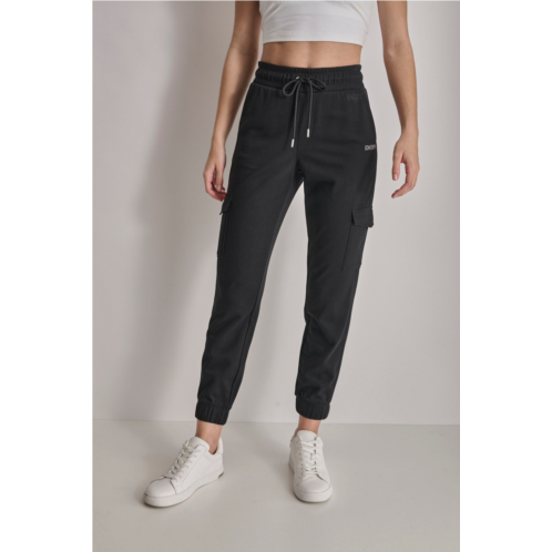 DKNY MINI STUD LOGO JOGGER WITH CARGO POCKETS