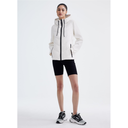 DKNY MIXED MEDIA LIGHT WEIGHT PUFFER