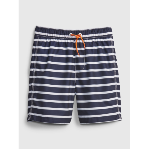 Gap Kids 6 Recycled Printed Swim Trunks