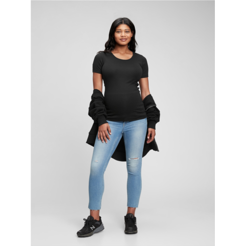 Gap Maternity Modern Crewneck T-Shirt