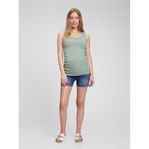 Gap 4 Maternity Full Panel Denim Shorts