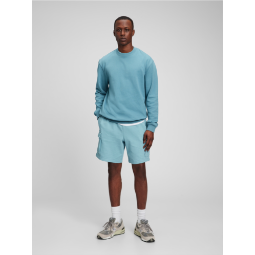 Gap 7 French Terry Cargo Sweat Shorts with E-Waist