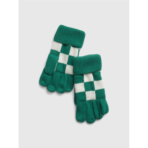 Gap Kids Checkered Gloves