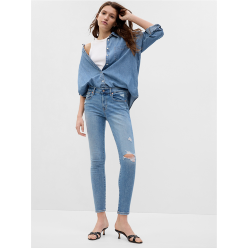 Gap Mid Rise True Skinny Jeans