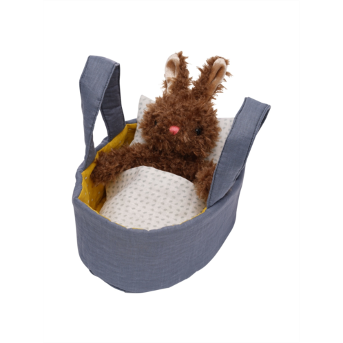 Gap Moppettes Beau Bunny Stuffed Animal Bassinet and Pillow