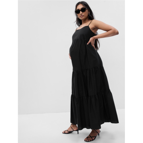 Gap Maternity Tiered Maxi Dress
