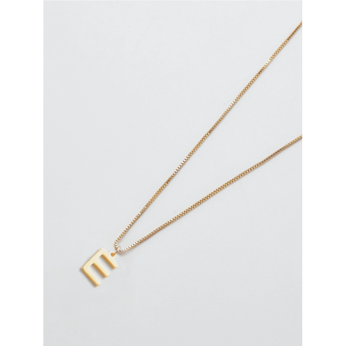 Gap Gold Dainty Initial Necklace