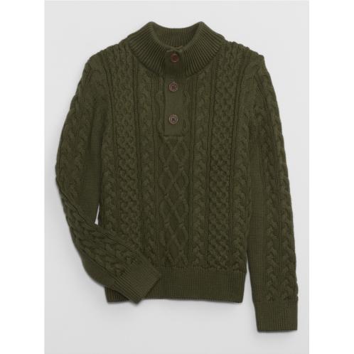 Gap Kids Cable-Knit Mockneck Sweater