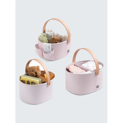 babyGap 3 Pack Nested Fabric Storage Bins with Handles