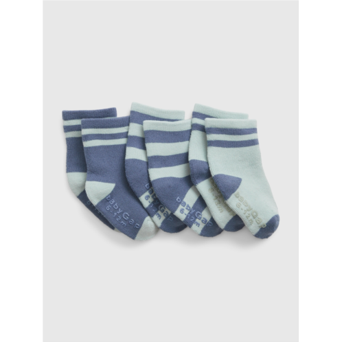 Gap Baby First Favorites Organic Cotton Crew Socks (3-Pack)