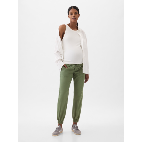 Gap Maternity Full Panel Utility Joggers