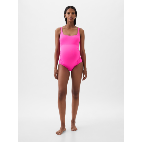 Gap Maternity Square Neck One-Piece Swimsuit