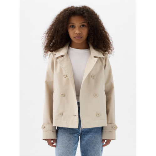 Gap Kids Cropped Trench Coat