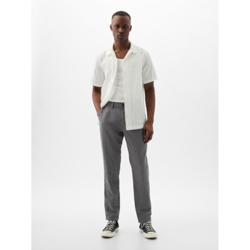 Gap Linen-Cotton Trousers in Slim Fit