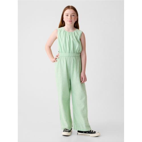Gap Kids Linen-Cotton Jumpsuit