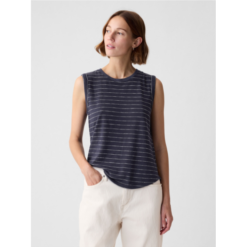 Gap Linen-Blend Tank Top