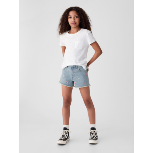 Gap Kids High Rise Denim Shorts