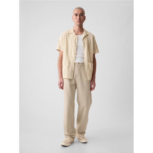 Gap Linen-Cotton 90s Loose Trousers